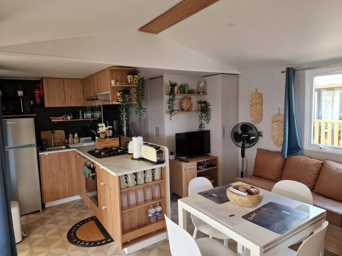 Mobil Home Camping Siblu Les Viviers Cap Ferret Claouey Buitenkant foto